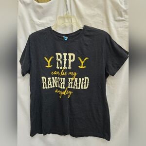 Paramount Yellowstone - Black Graphic Tee - (XL)